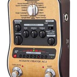 Zoom AC-2 Acoustic Guitar Effect Pedal (Brown)