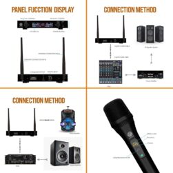 DIGIMORE D-310 100-Channel Professional UHF Wireless Microphone - Image 4
