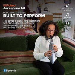 Roland AE-05 Aerophone GO Digital Wind Instrument, Graphite - Image 4