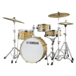 Yamaha SBP0F4H Stage Custom Hip Acoustic Drum Kit With Hardware - Natural Wood - Image 3