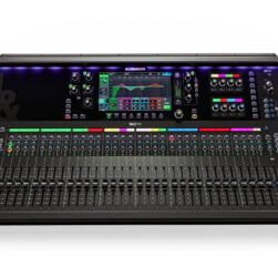 Allen & Heath SQ7+ 48-Channel Digital Mixer - top view of faders and touchscreen