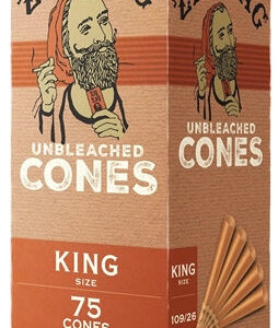 Zig Zag Mini Bulk Unbleached Cones King Size - 75pk
