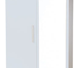 Welcome Furniture Knightsbridge Tall 2ft6 Mirror Robe