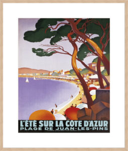 L'Ete Surla Cote D'Azur Roger Broders - 10cm Mount Board Box Natural