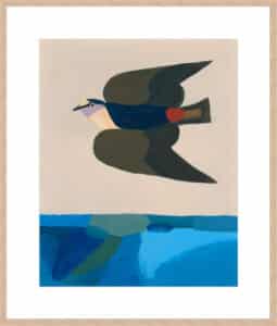 Cliff Sparrow - 10cm Mount Board Box Natural