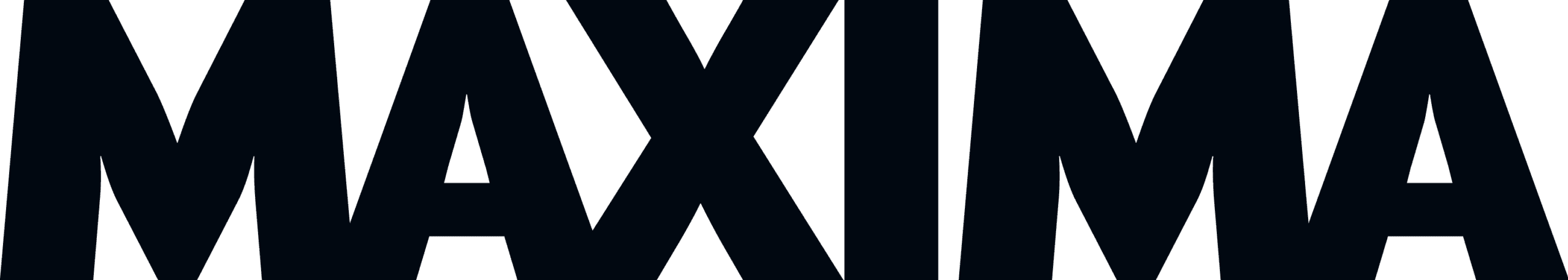 Maxima logo schwarz