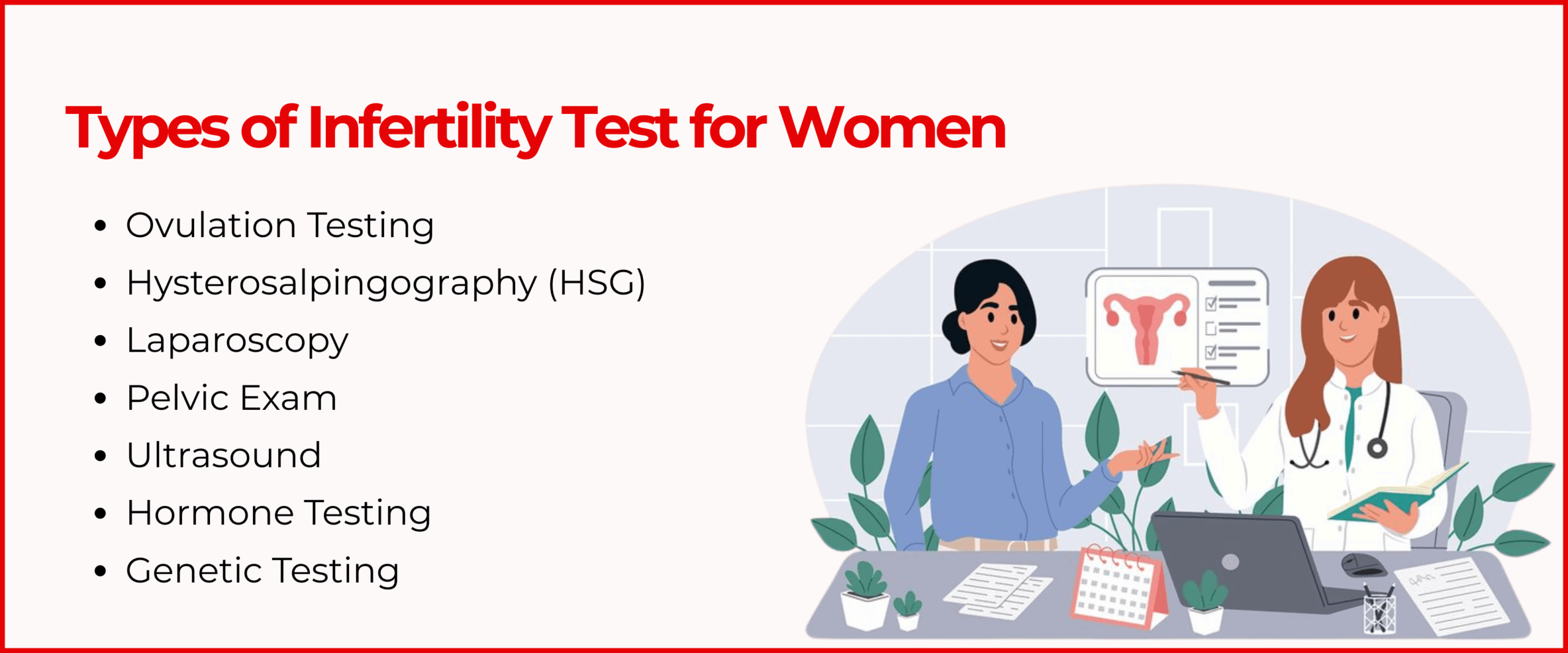 Types of Infertility Tests for Women