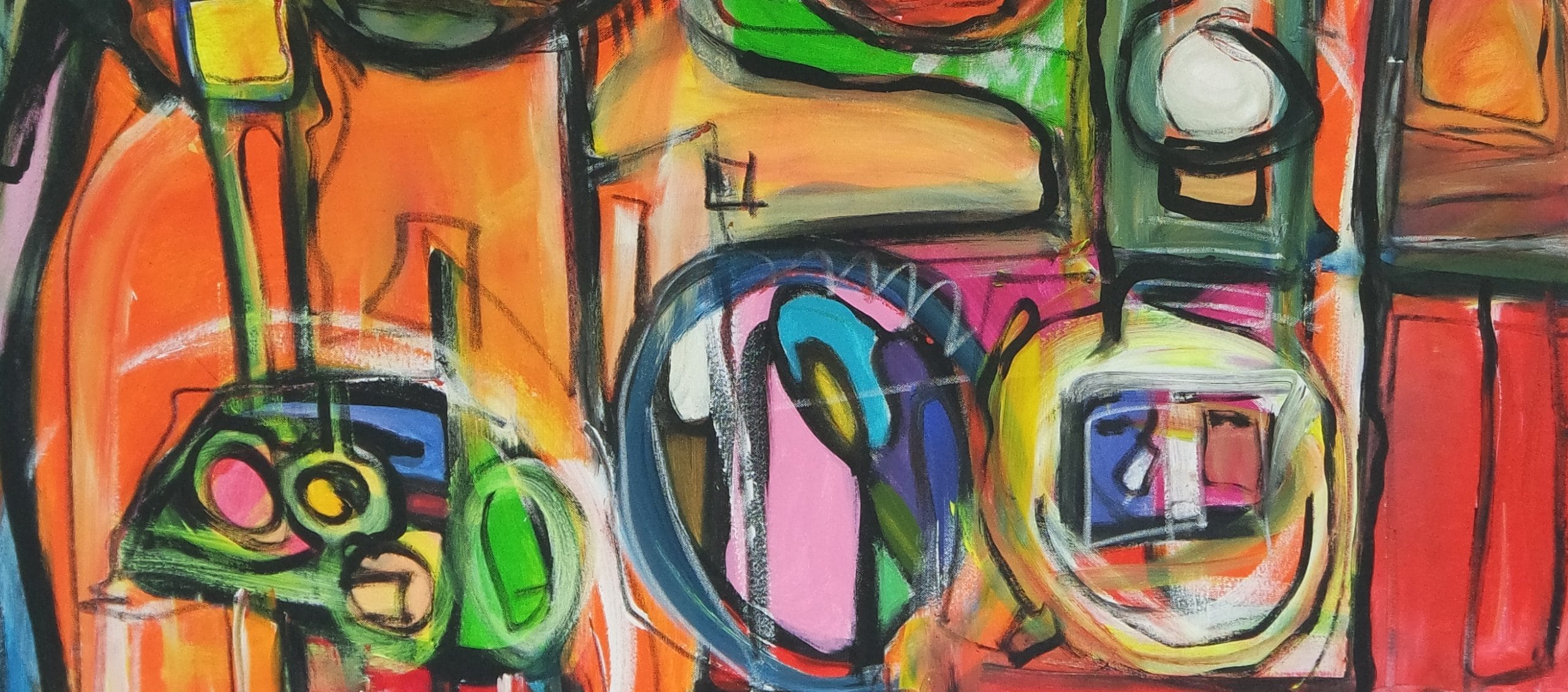 Großformatiges Gemälde von Etelka Kovacs-Koller