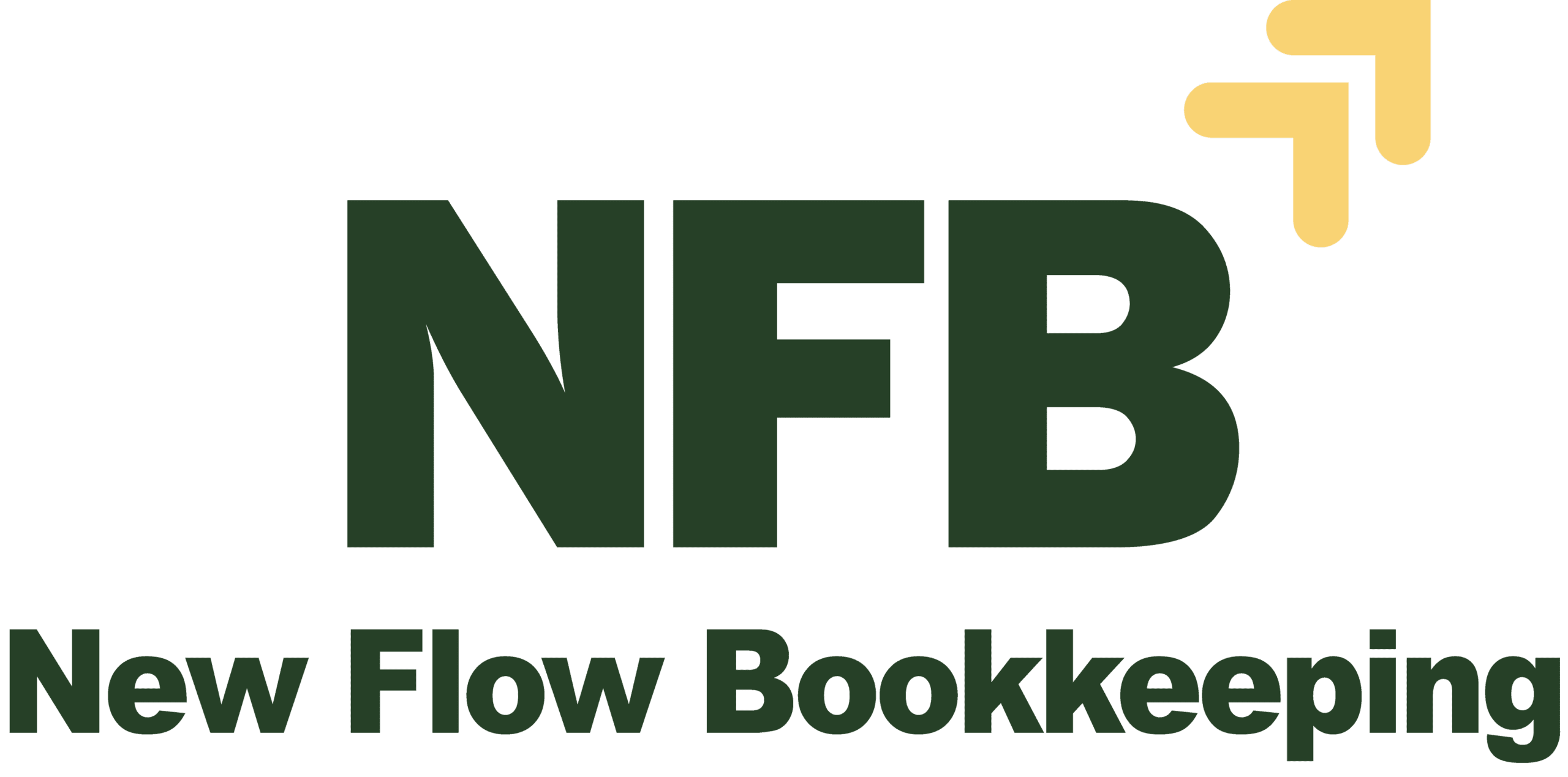 Ontario online bookkeeping company logo, New Flow Bookkeeping. Professional virtual bookkeeping services.