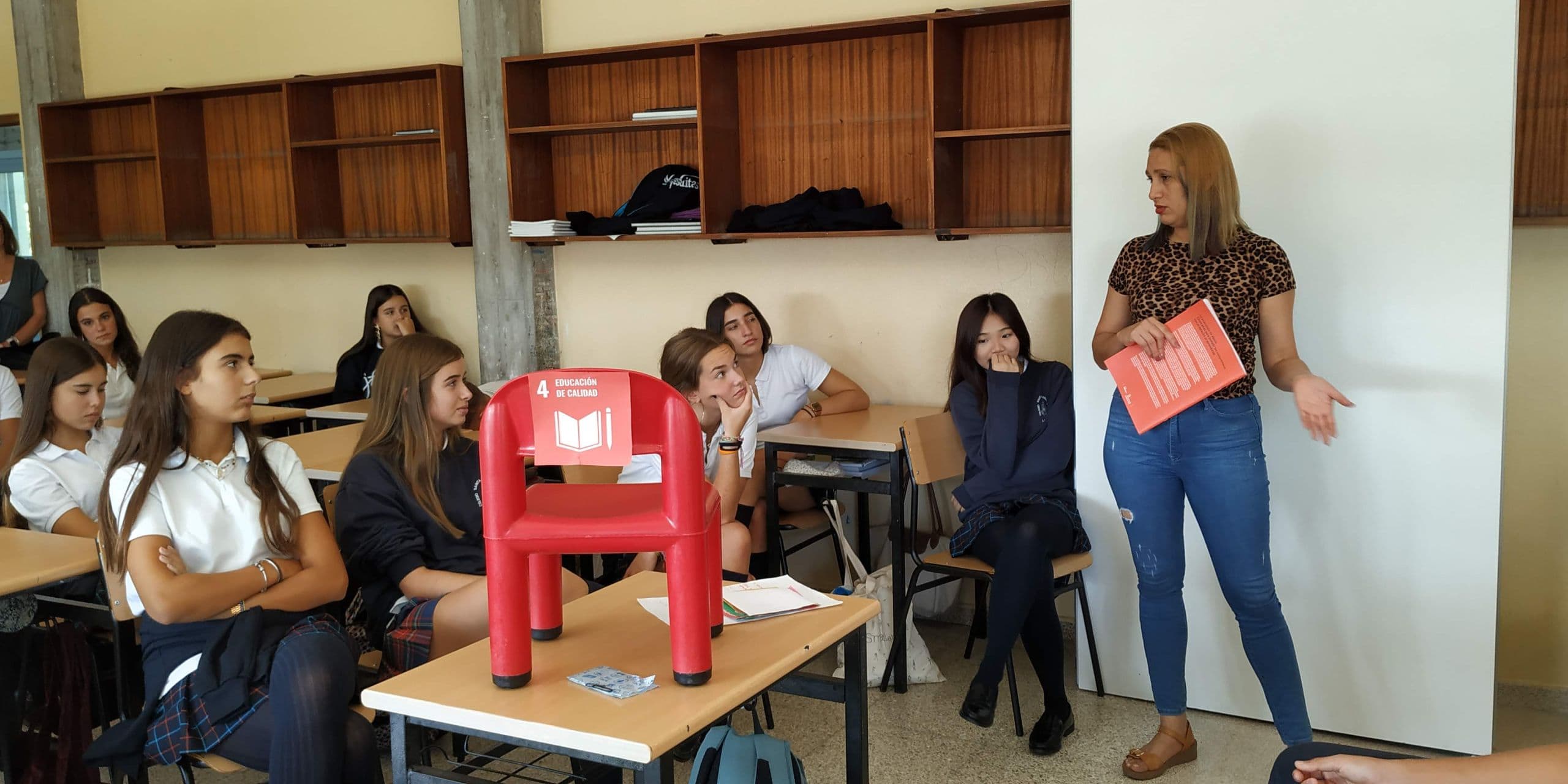 Charla en el colegio de jesuitas de A Coruña