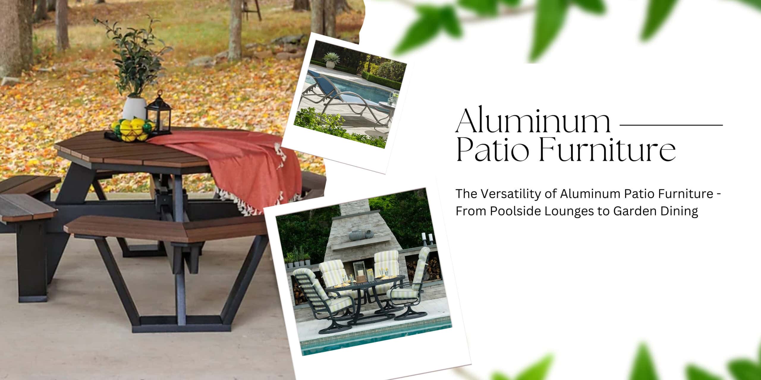 Aluminum patio furniture