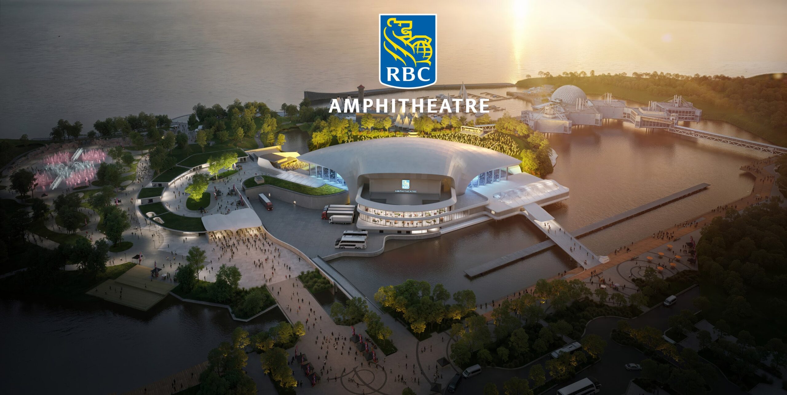 Live Nation Canada announces Budweiser Stage to be renamed RBC Amphitheatre, becoming year-round venue by 2030