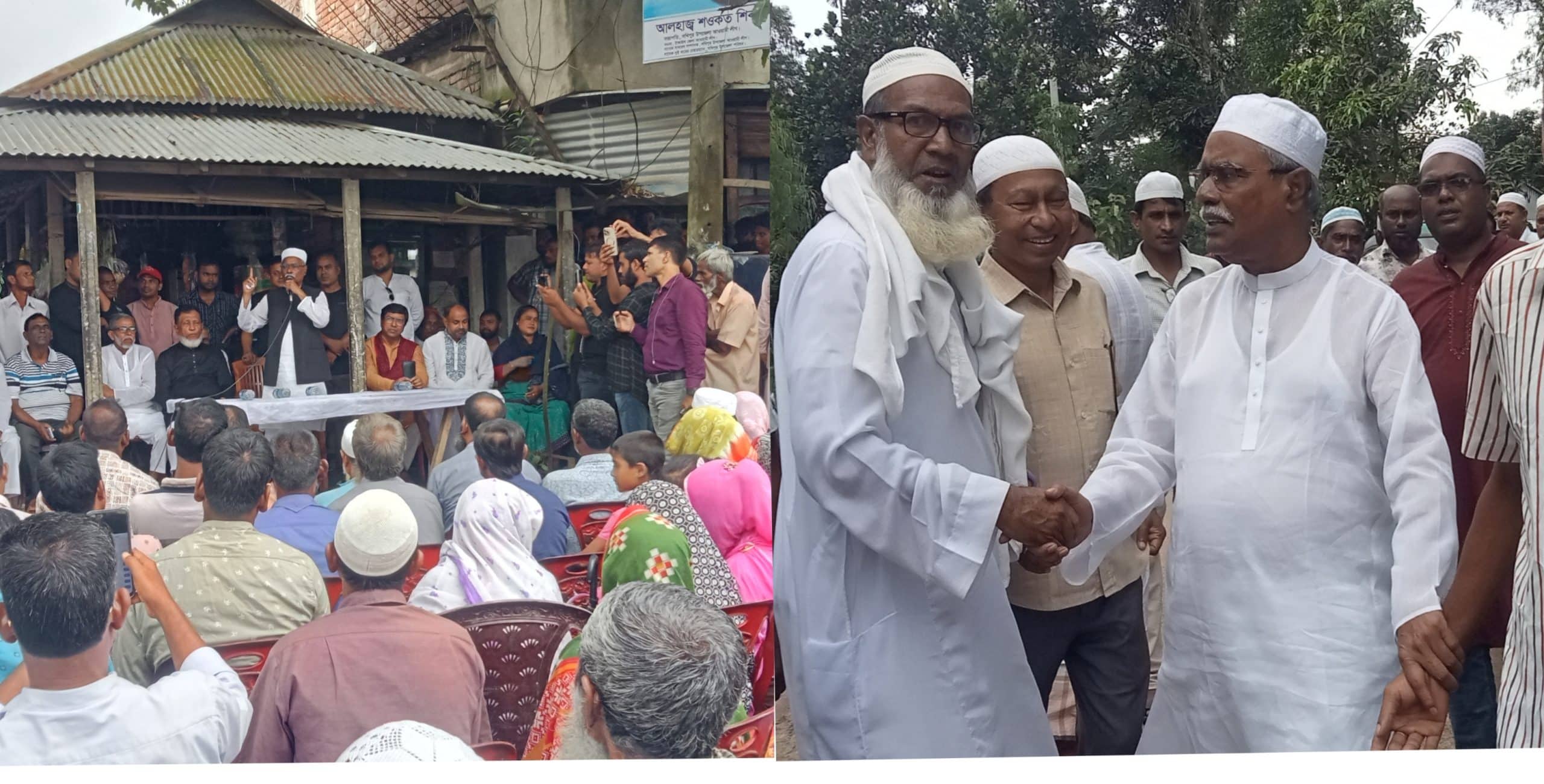 গণসংযোগে ব্যাস্ত সময় পার জোয়াহেরুল ইসলাম এমপির