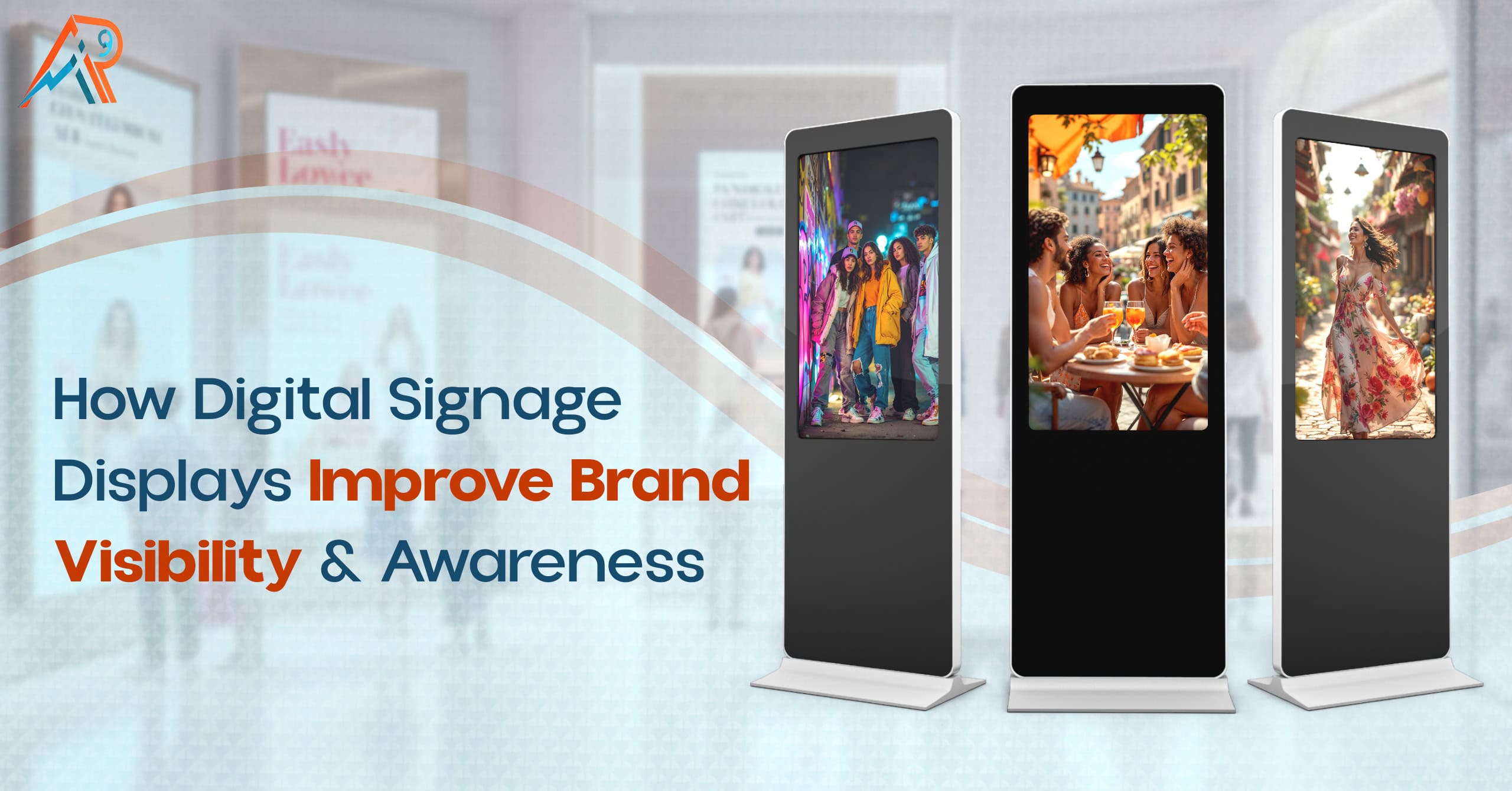 How Digital Signage Displays Improve Brand Visibility and Awareness