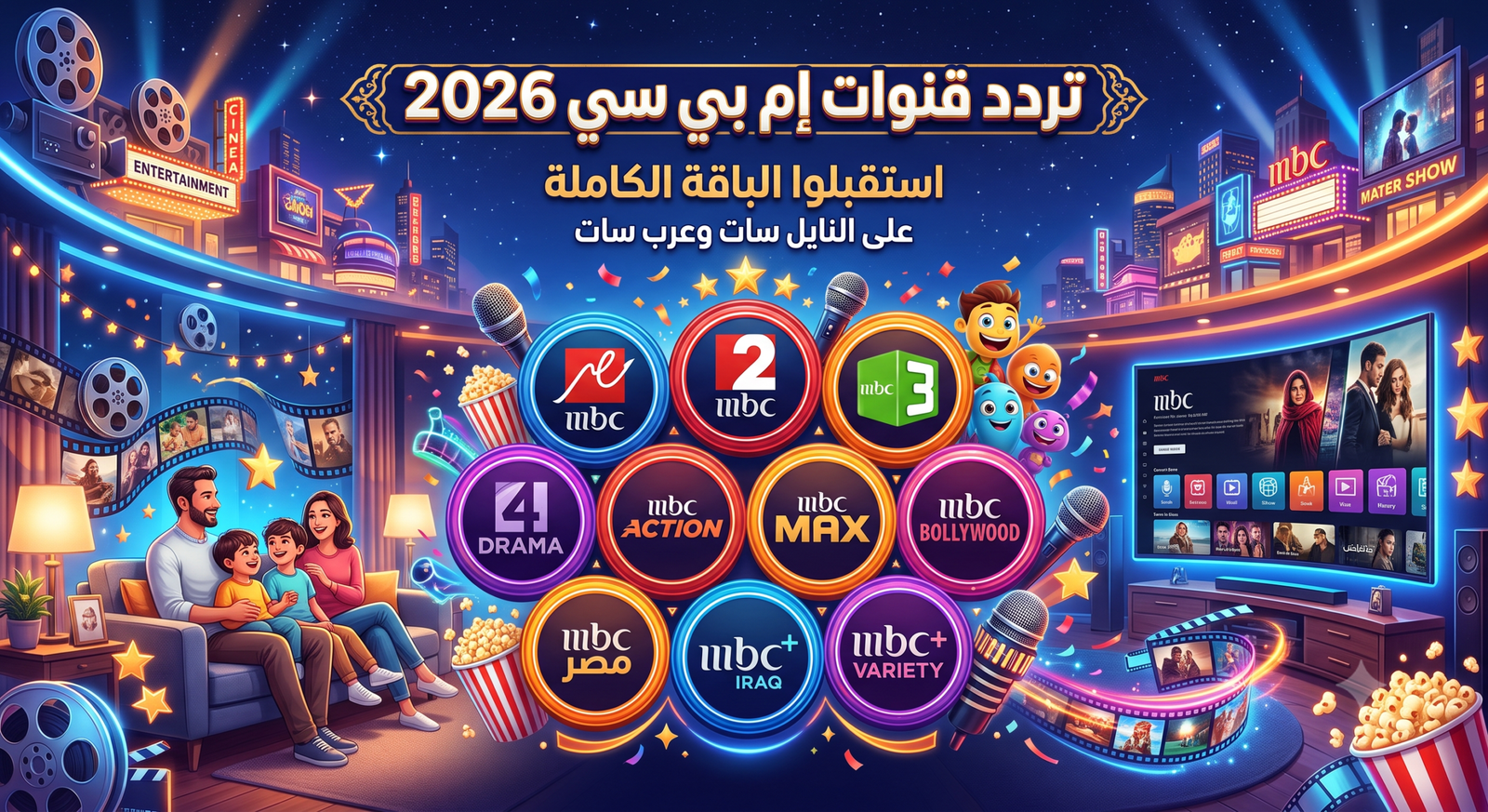 شعار و تردد قنوات MBC