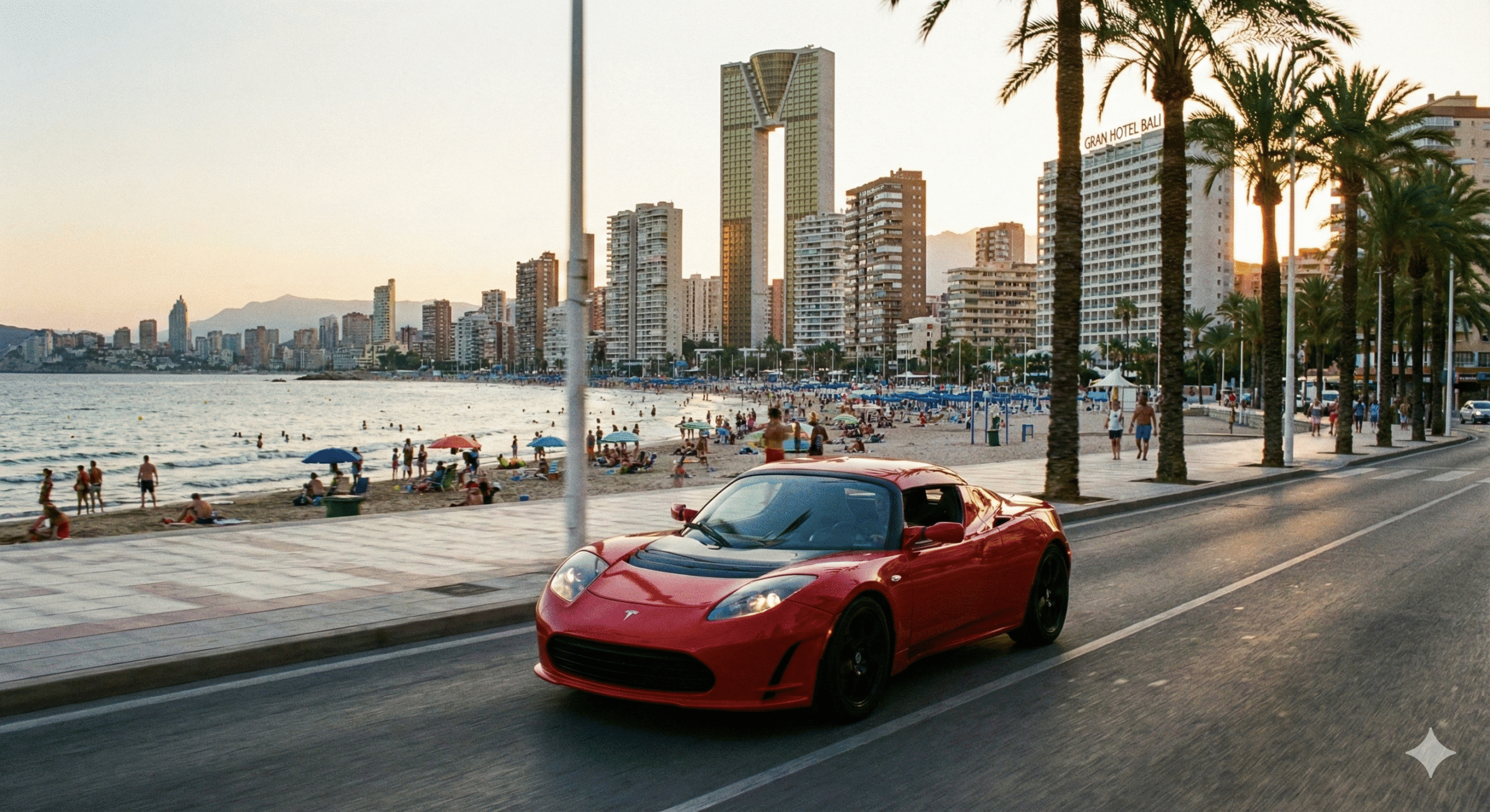 Premium electric transfer service near Benidorm and the Costa Blanca