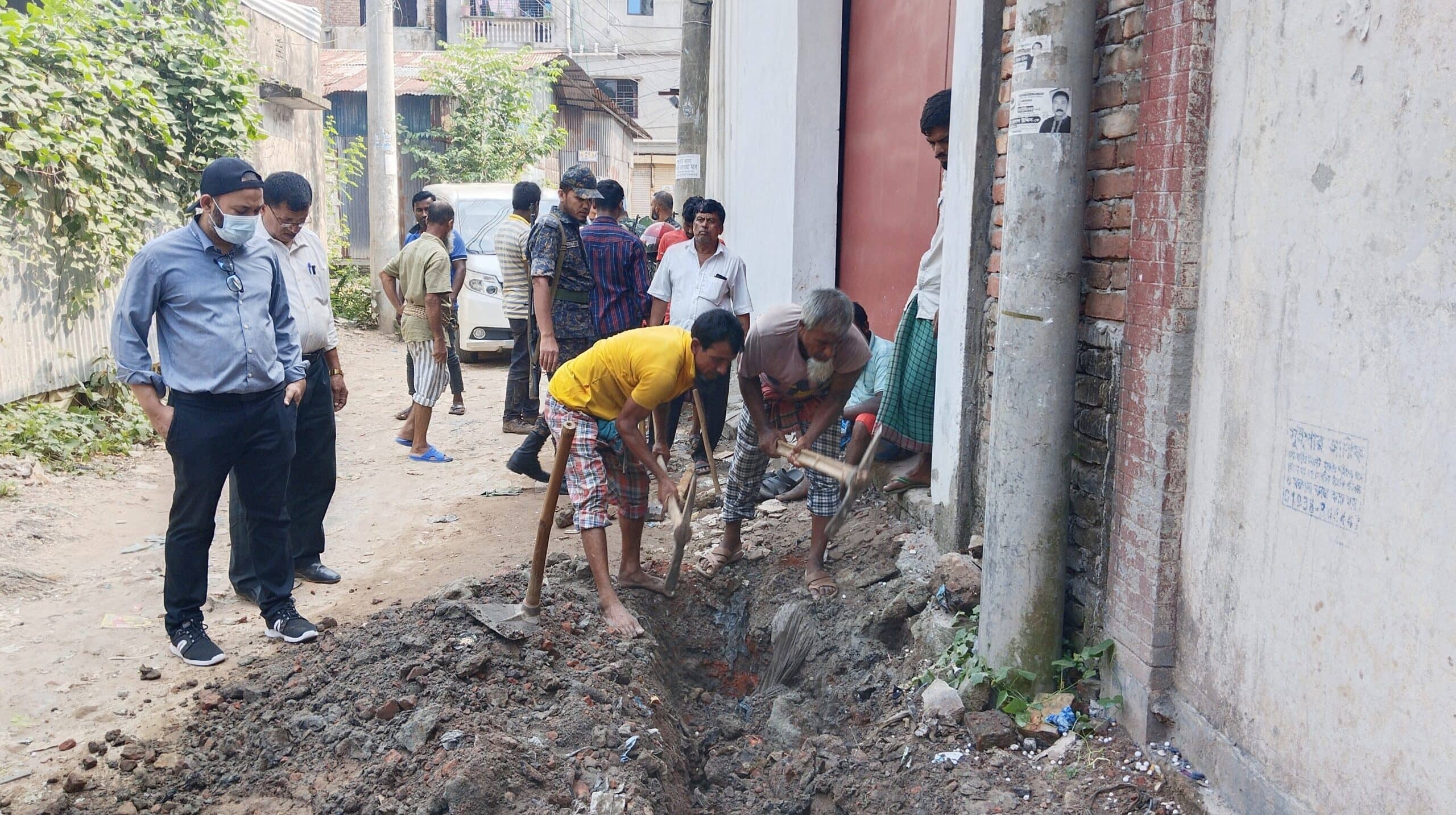 টঙ্গীতে অবৈধ গ্যাস সংযোগ বিচ্ছিন্ন