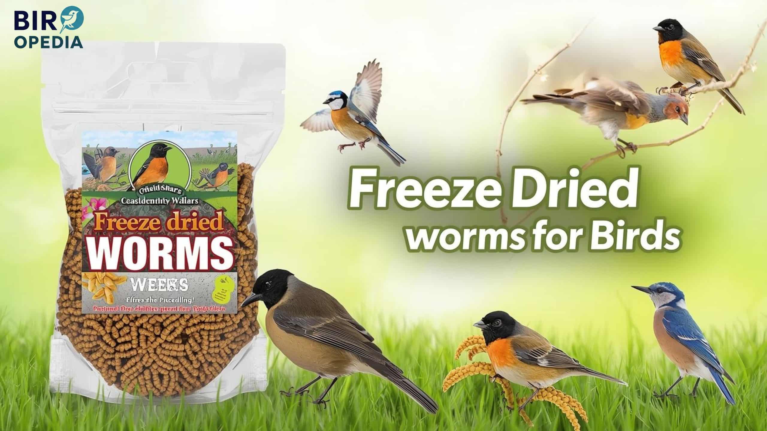 Freeze Dried Worms for Birds