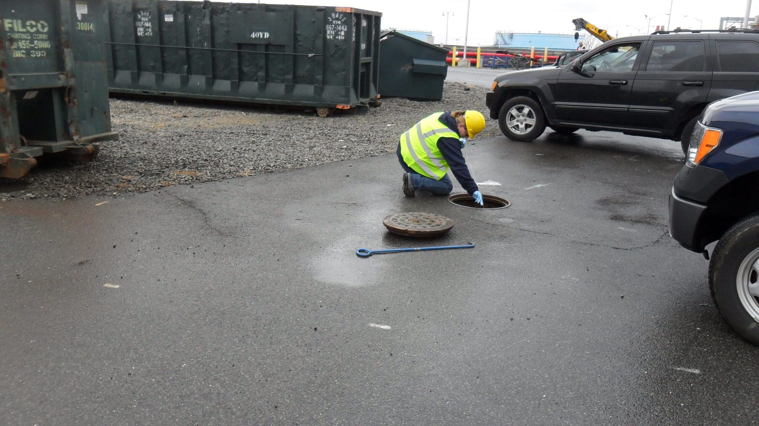 stormwater manhole sampling