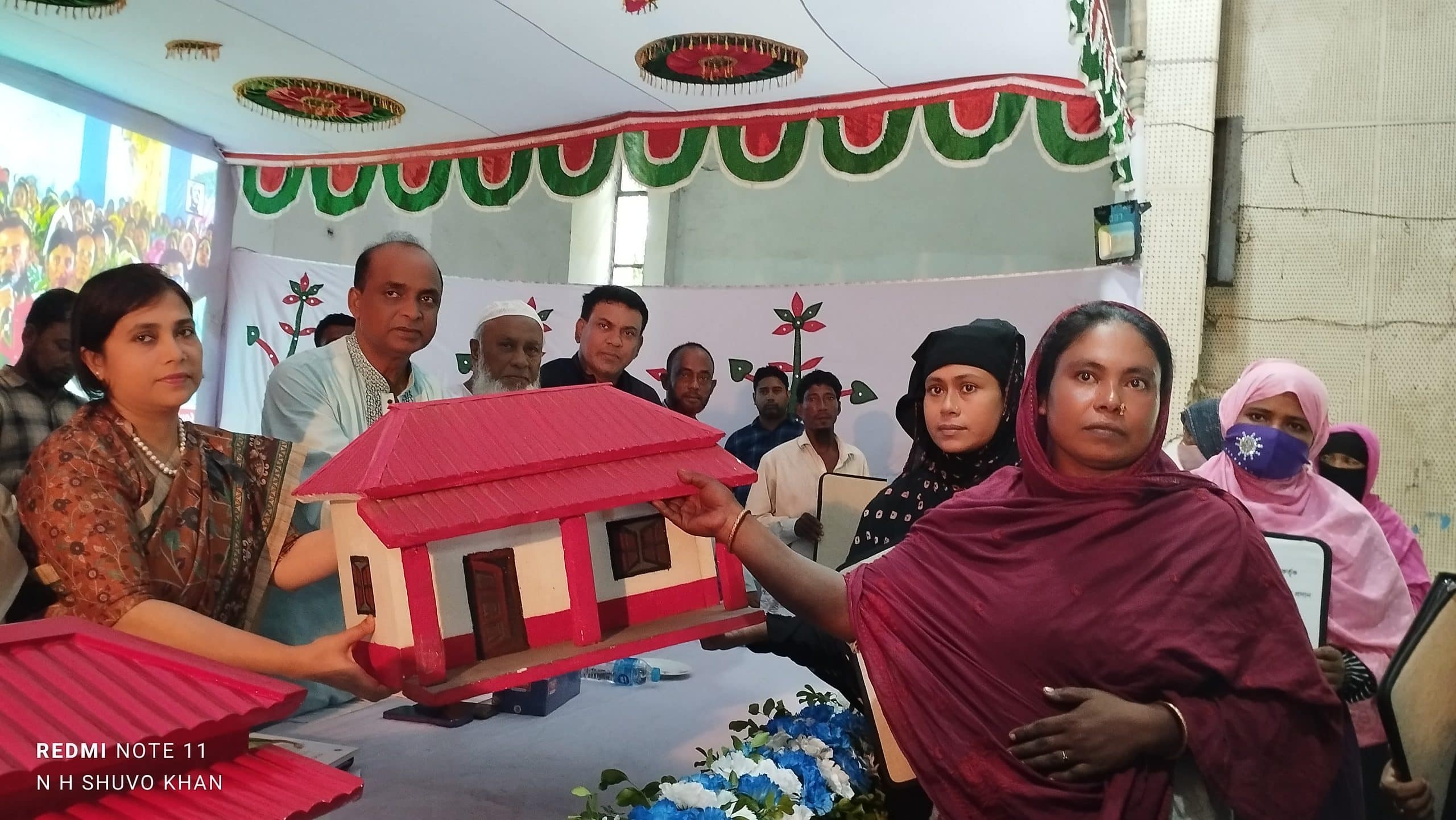 প্রধানমন্ত্রী শেখ হাসিনা দাগনভূঞা উপজেলাকে ভূমিহীন ও গৃহহীনমুক্ত ঘোষণা