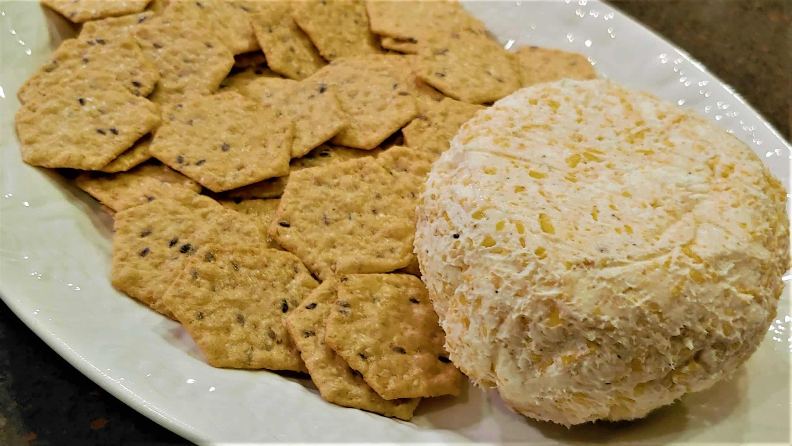 Delicious Cheddar Cheese Horseradish Cheese Ball Appetizer! cheese ball - Dining in with Danielle