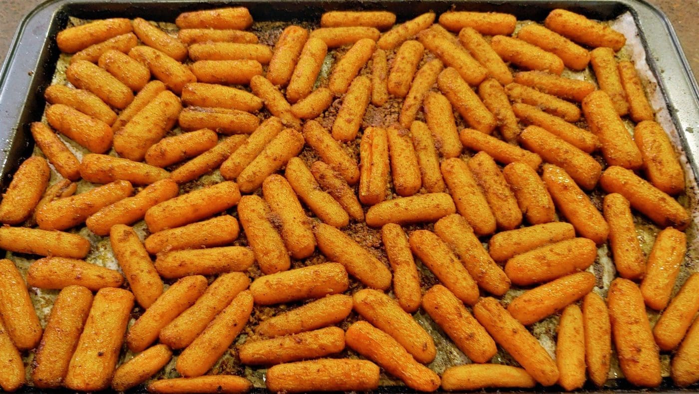 Roasted Carrots Spicy - Dining in with Danielle