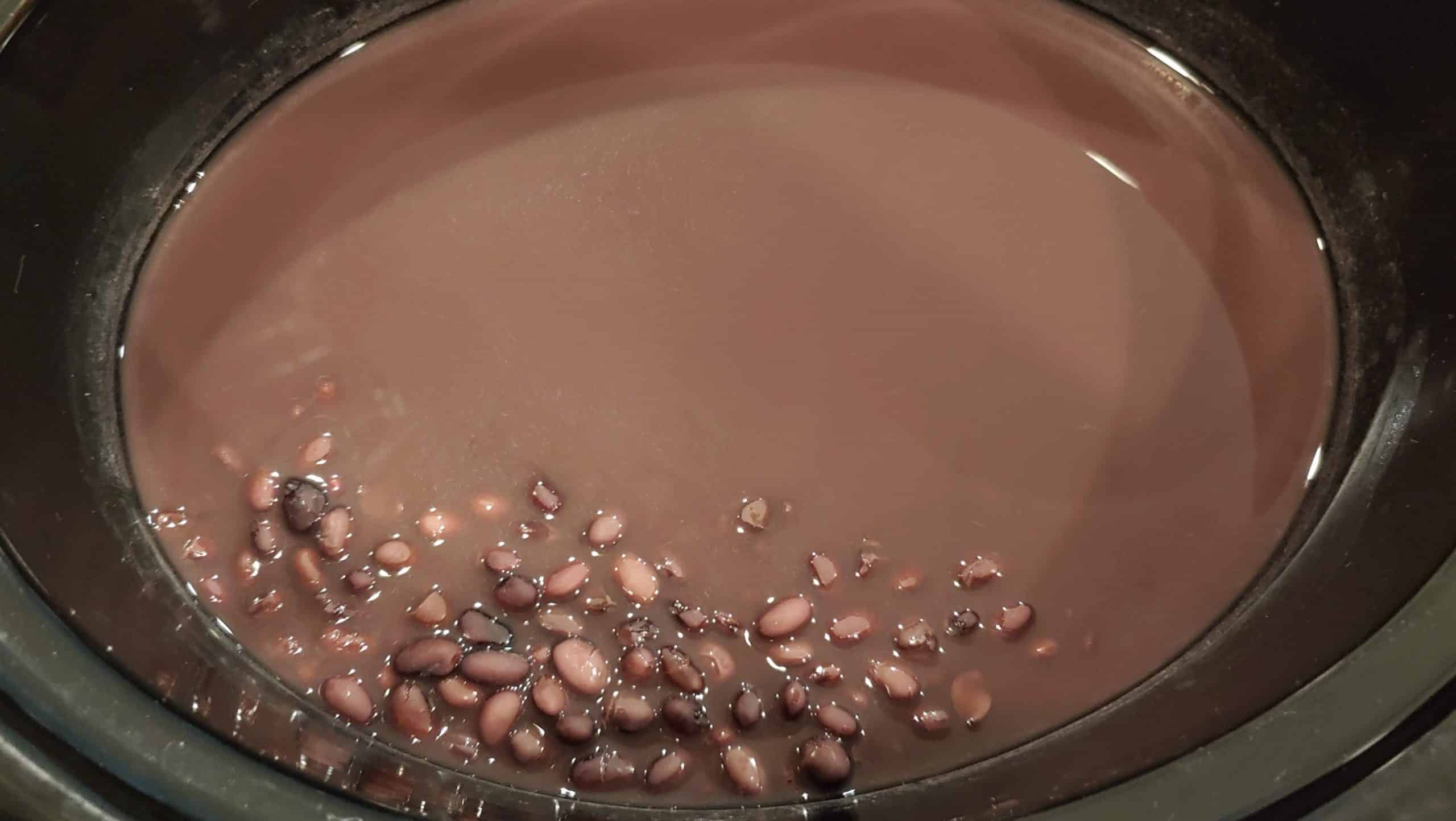 Slow Cooking Dry Black Beans - Dining in with Danielle