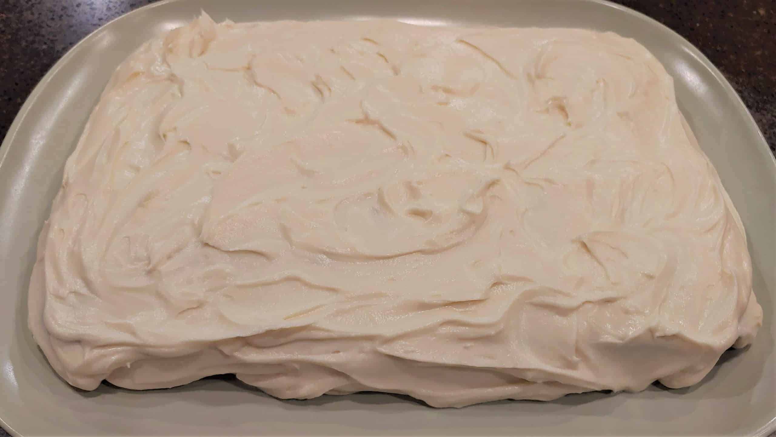 Pumpkin Cake with cream cheese frosting - Dining in with Danielle