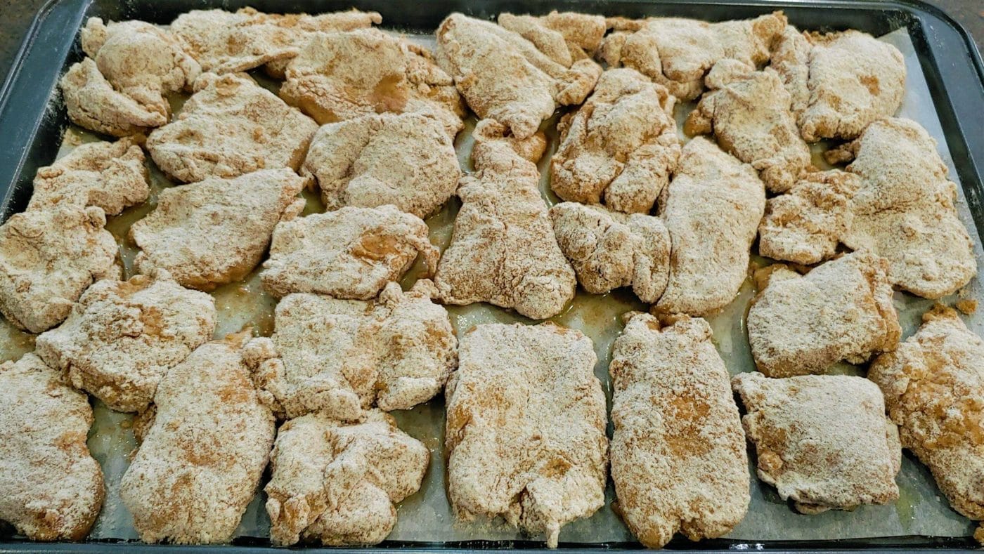 Oven fried boneless chicken - Dining in with Danielle