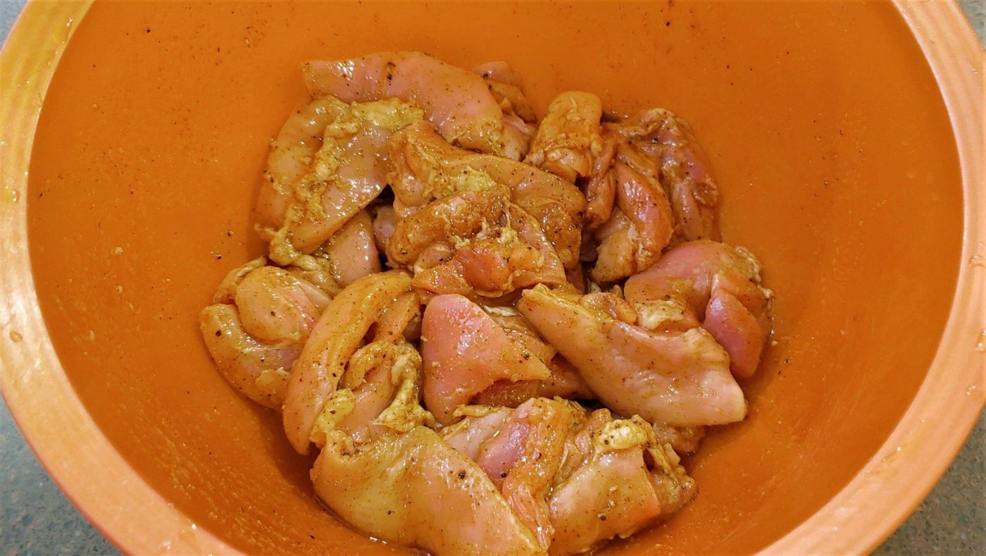 Boneless Chicken marinated - Dining in with Danielle