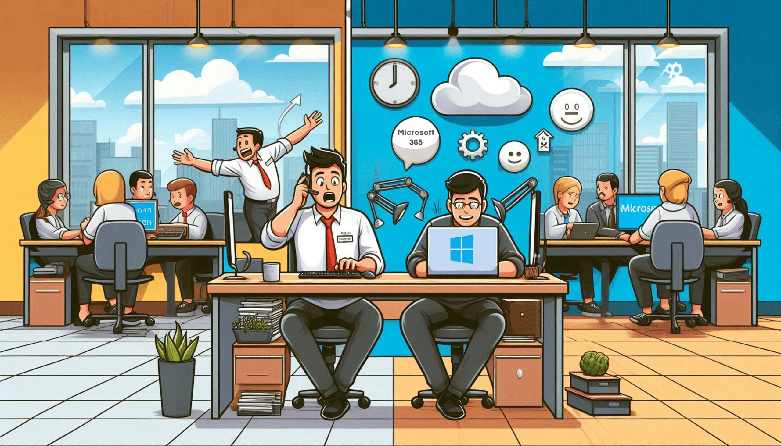 A comparison of Microsoft integration verses a being vendor agnostic.