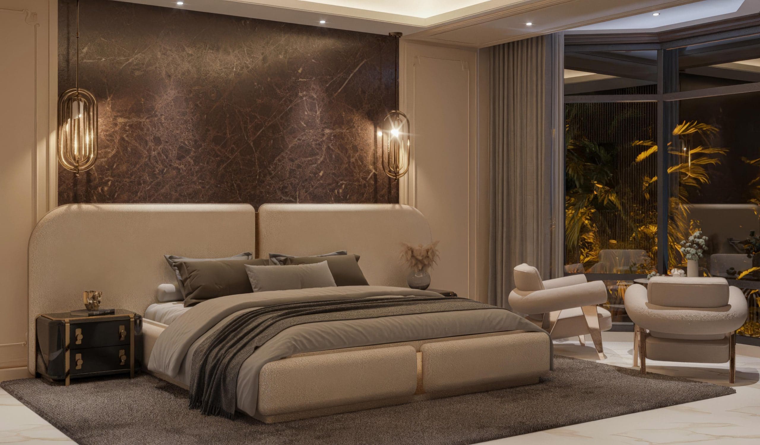 Luxury-Master-Bedroom-scaled Luxury-Master-Bedroom-scaled luxury master bedroom The Luxury Master Bedroom That Will Inspire You In This Saudi Arabian Home Luxury Master Bedroom scaled