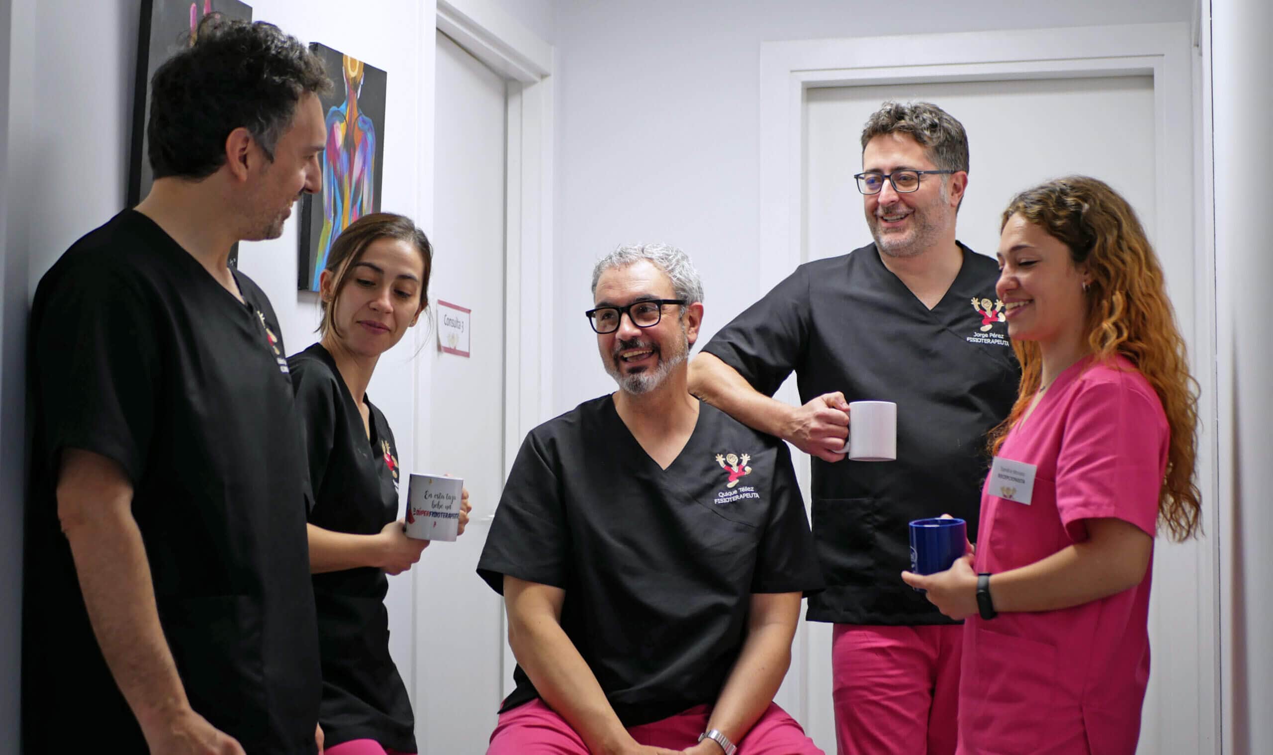 Equipo de fisioterapeutas de Pérez-Ondina en Móstoles