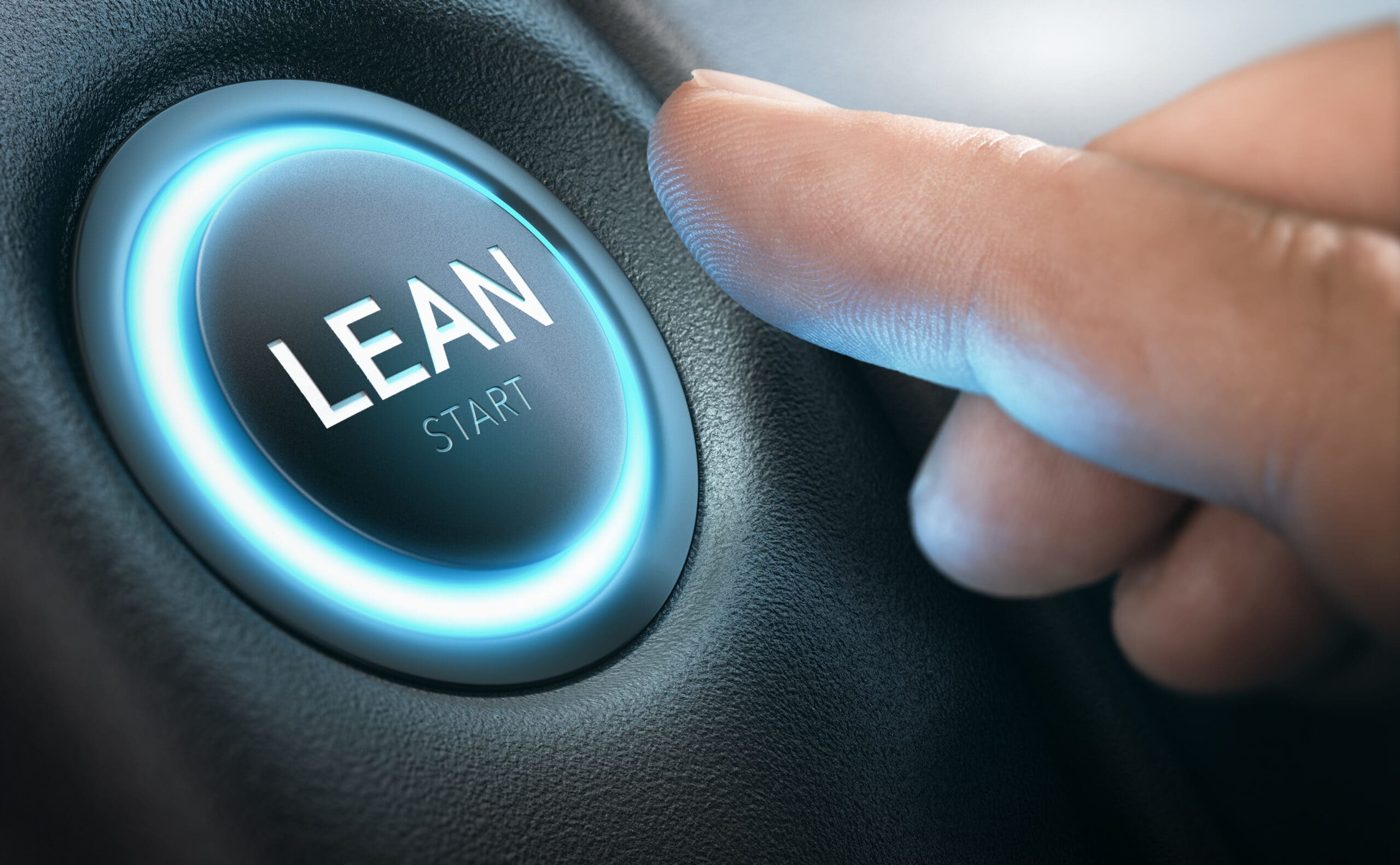 Lean Transformation and Management Concept - Leanspecialisten Bild på leanknapp