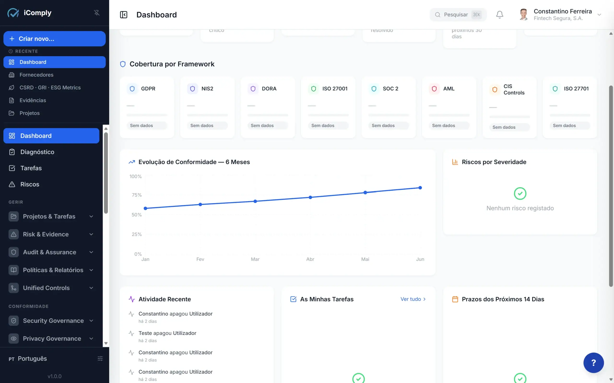 app.icomply.pt dashboard product hero image