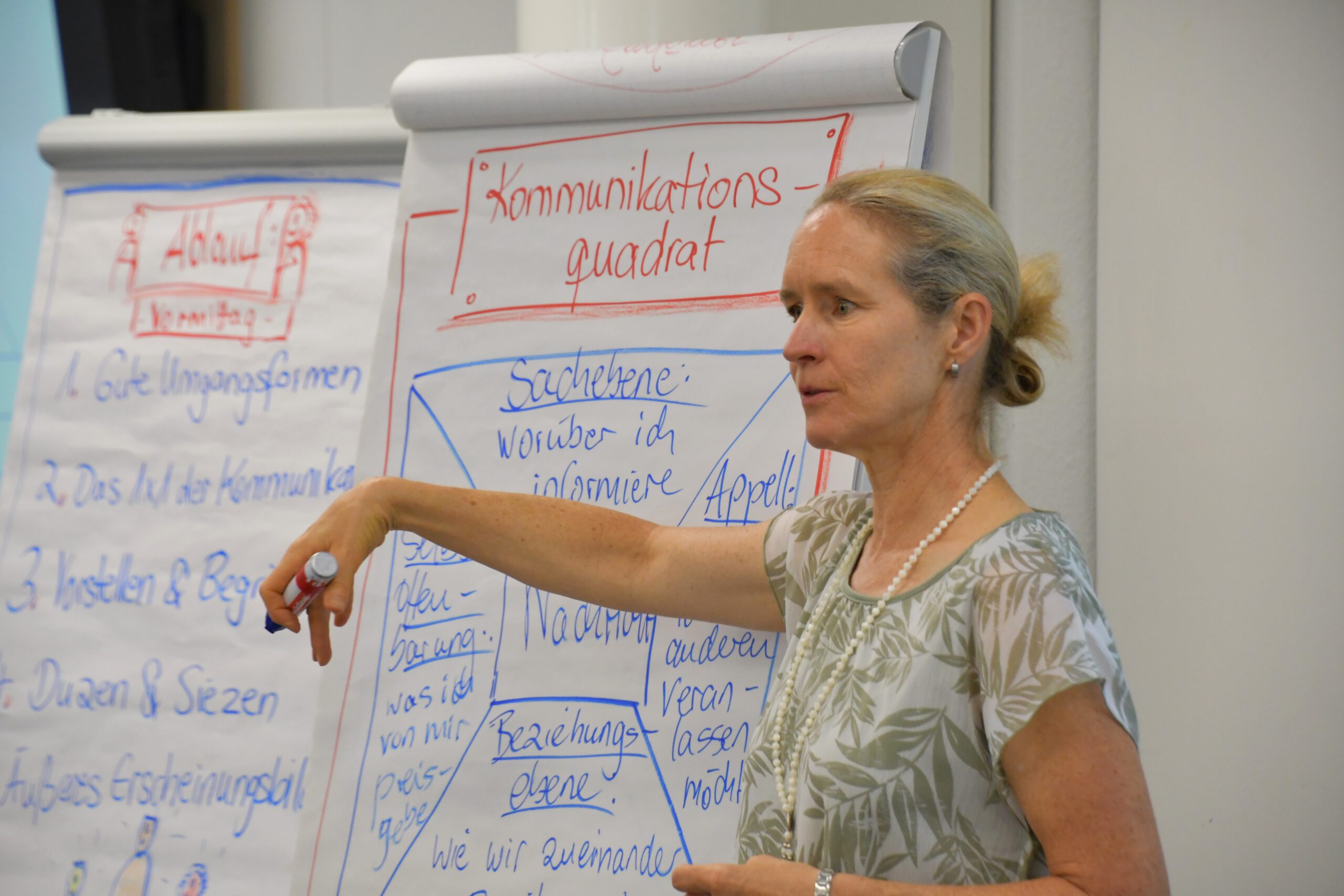 Claudia Wingenroth als Trainerin im Unternehmen