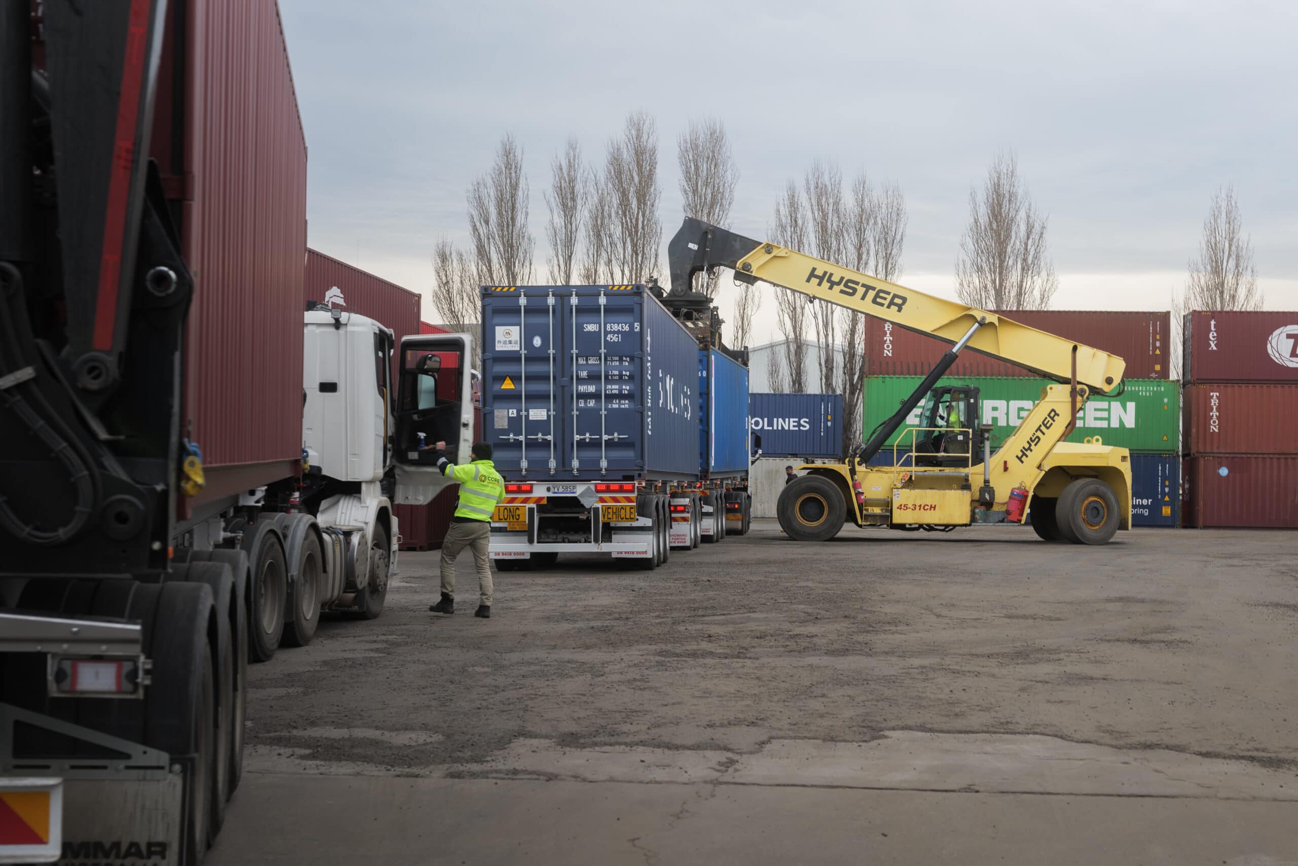 Container Transport Yard - Core Logistics