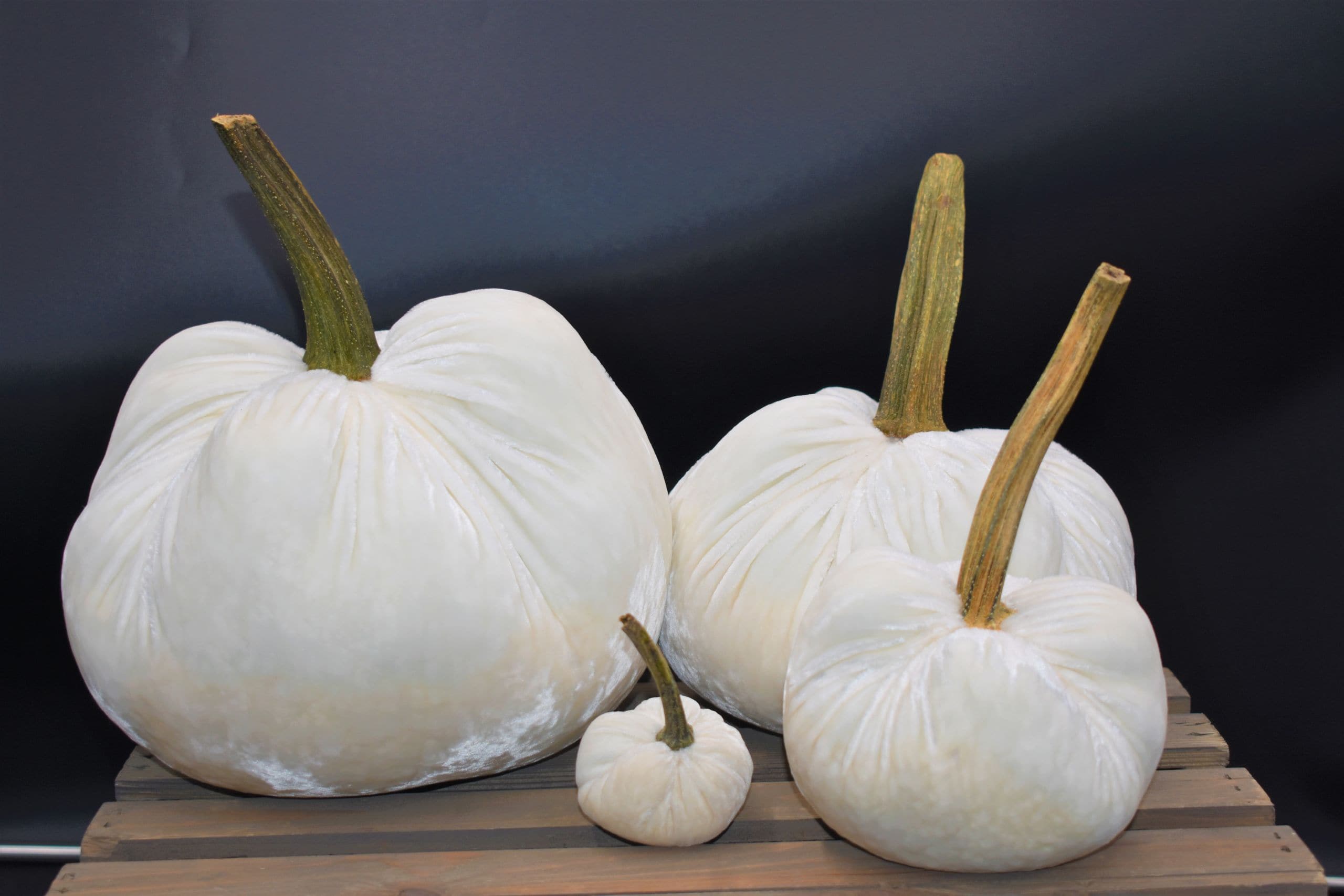 Handmade White Pumpkin Size Chart