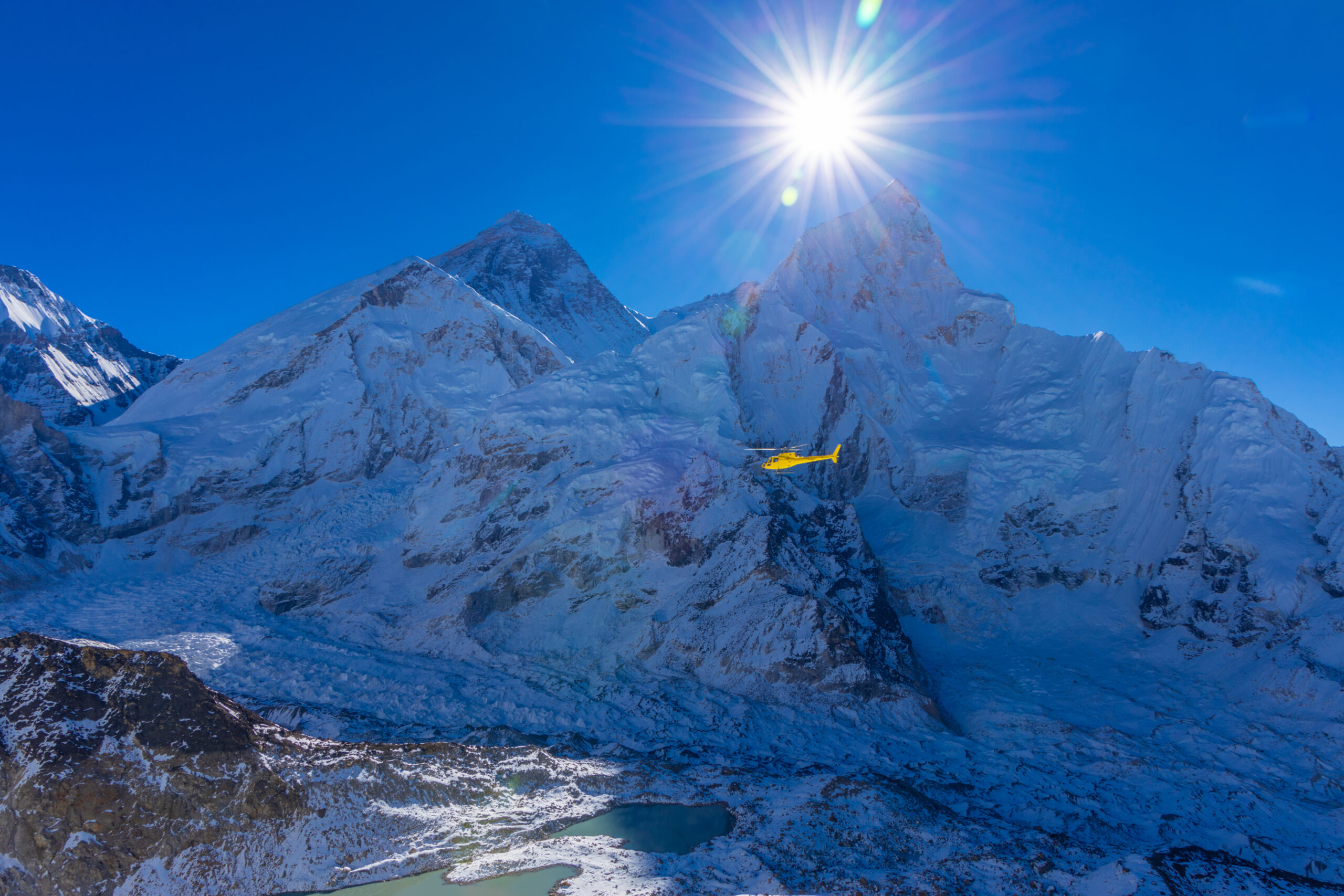 Mount Everest and Himalayan peaks representing the Seven Summits challenge