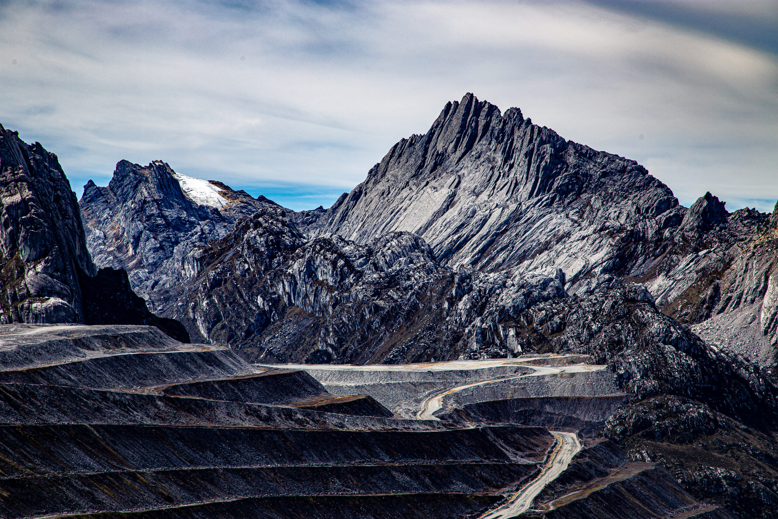 Puncak Jaya and the rugged Central Papua highlands in Indonesia