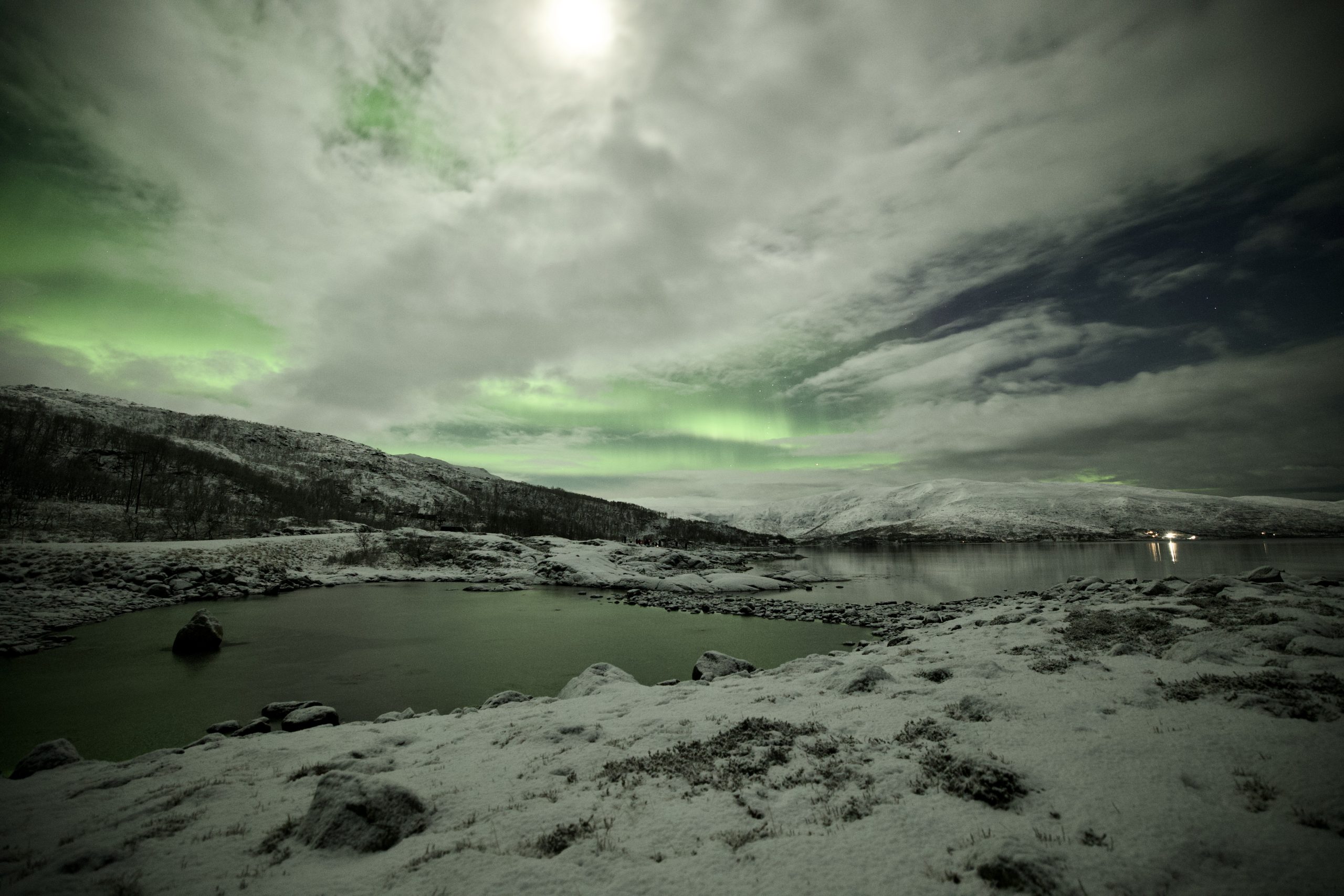 Nordlichter am Skarsfjord mit Northern Horizon Nordlichter am Skarsfjord mit Northern Horizon