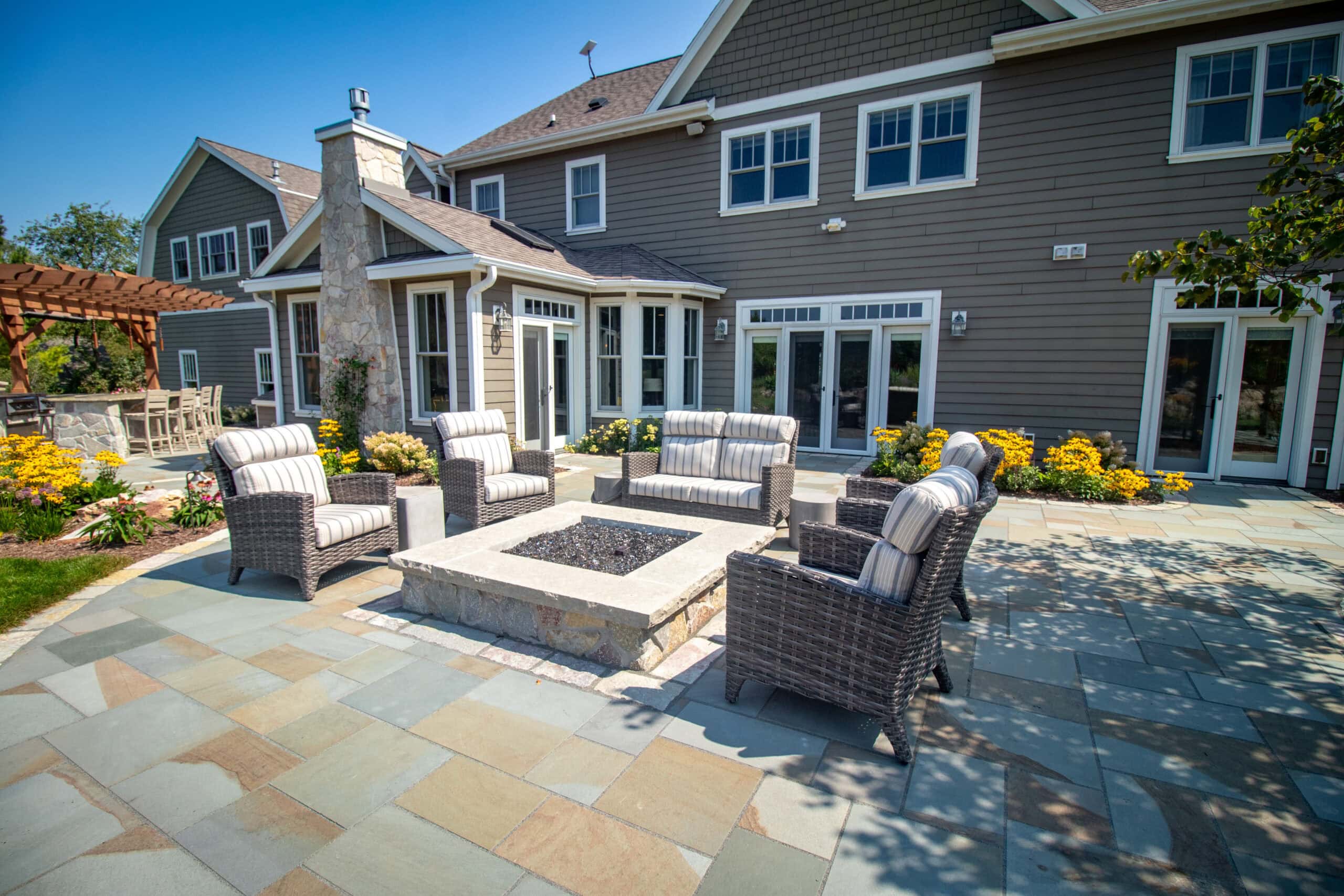 patio and furniture