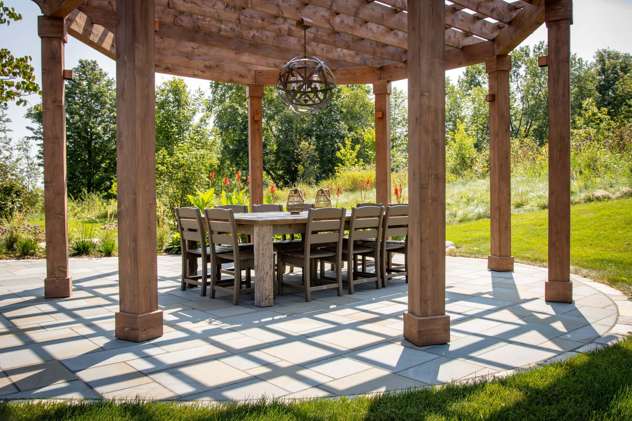 patio and furniture