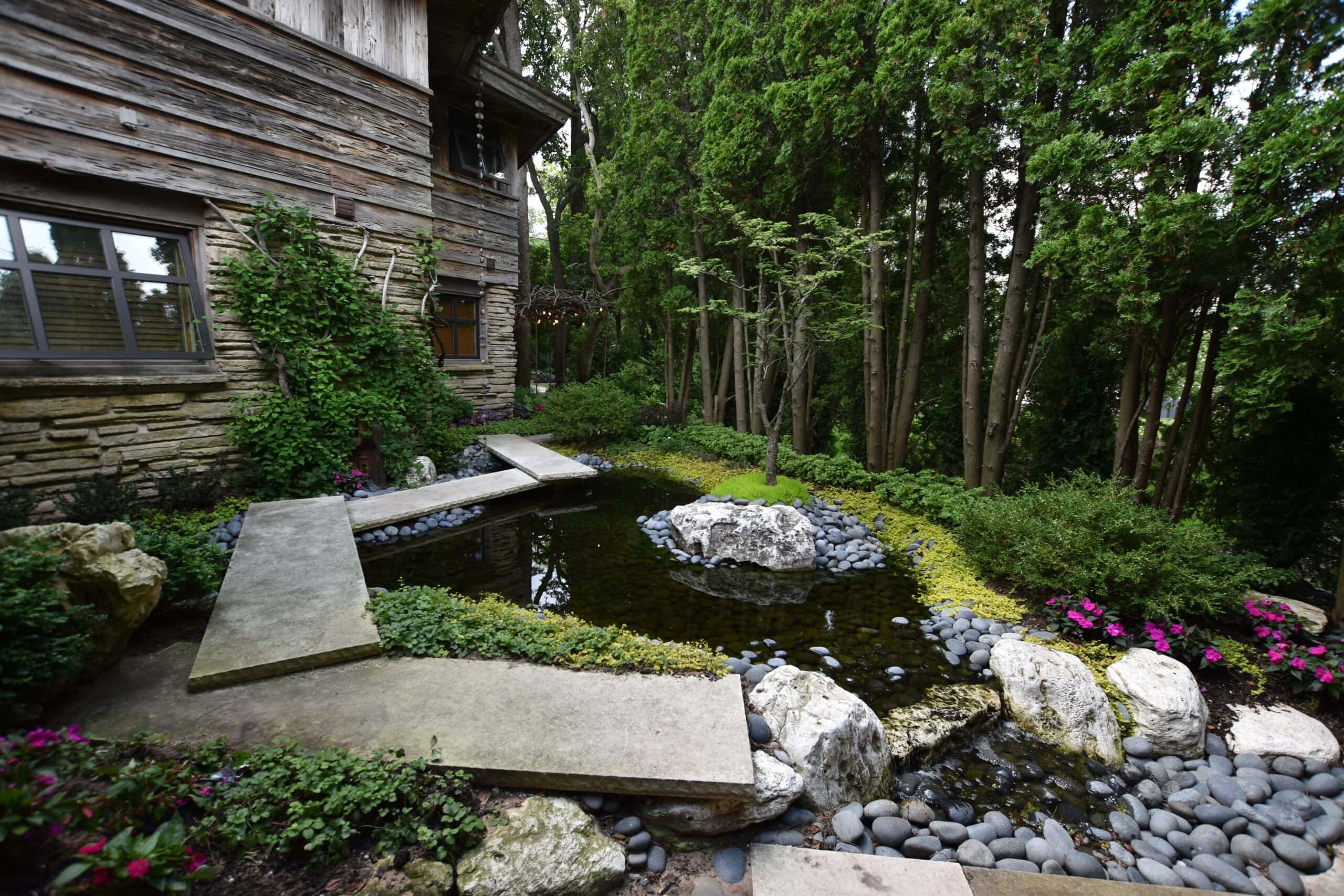 pond by home