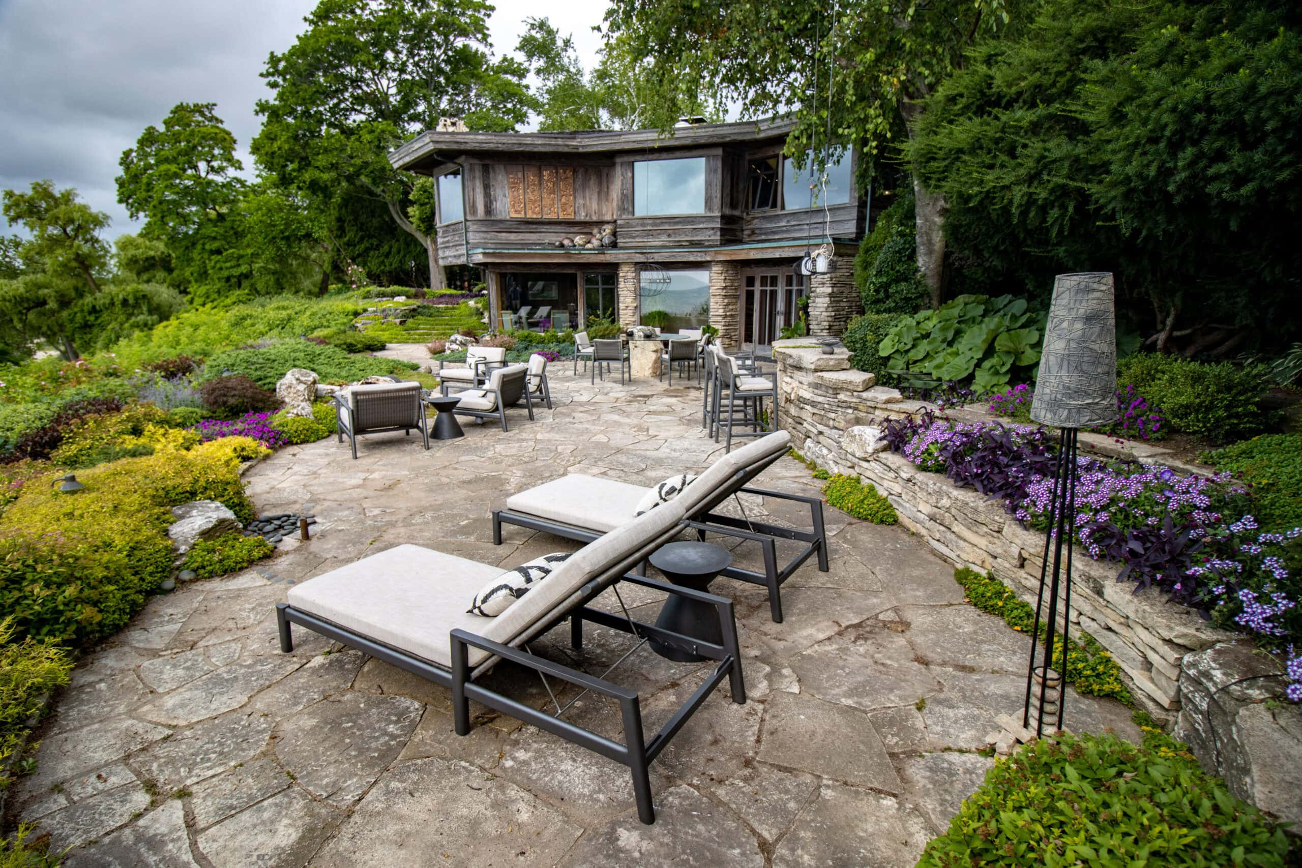 patio and furniture