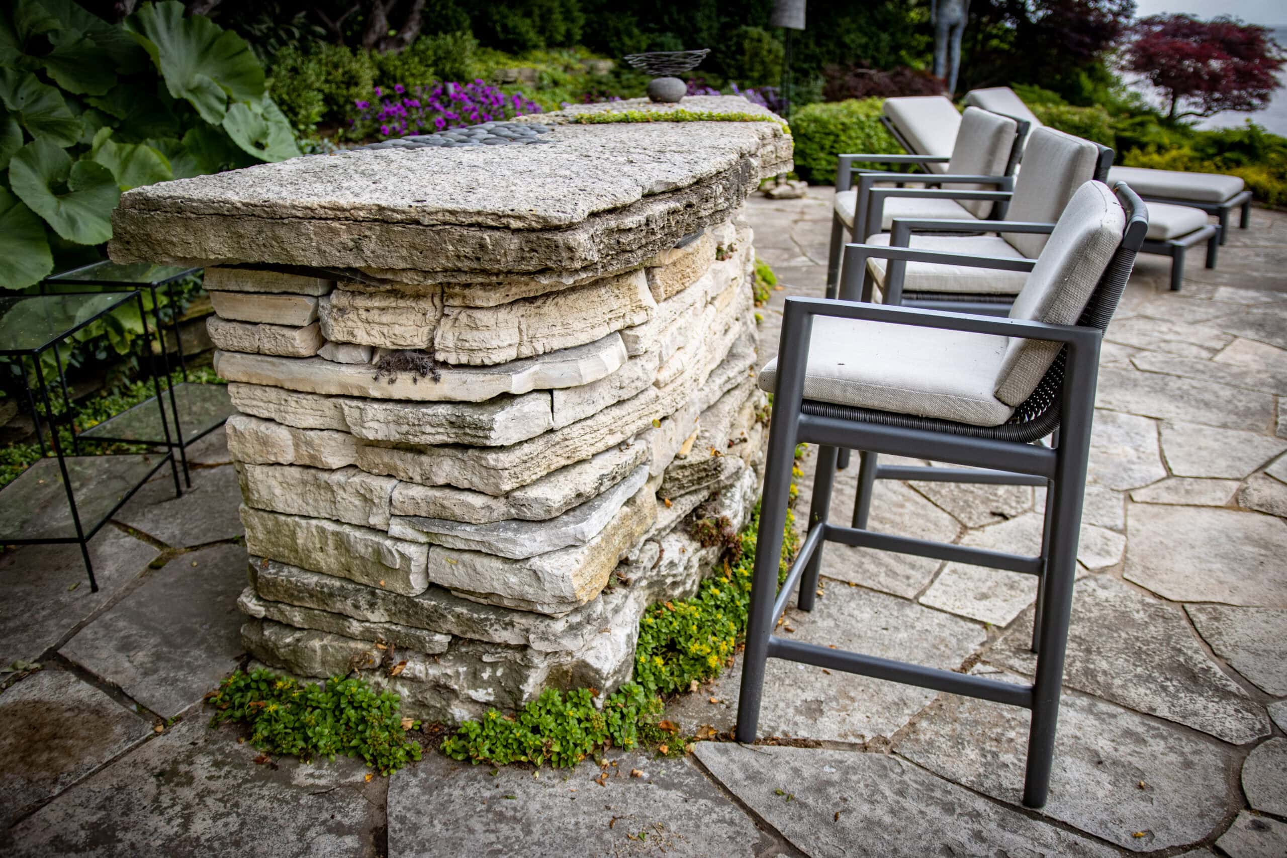 patio and furniture