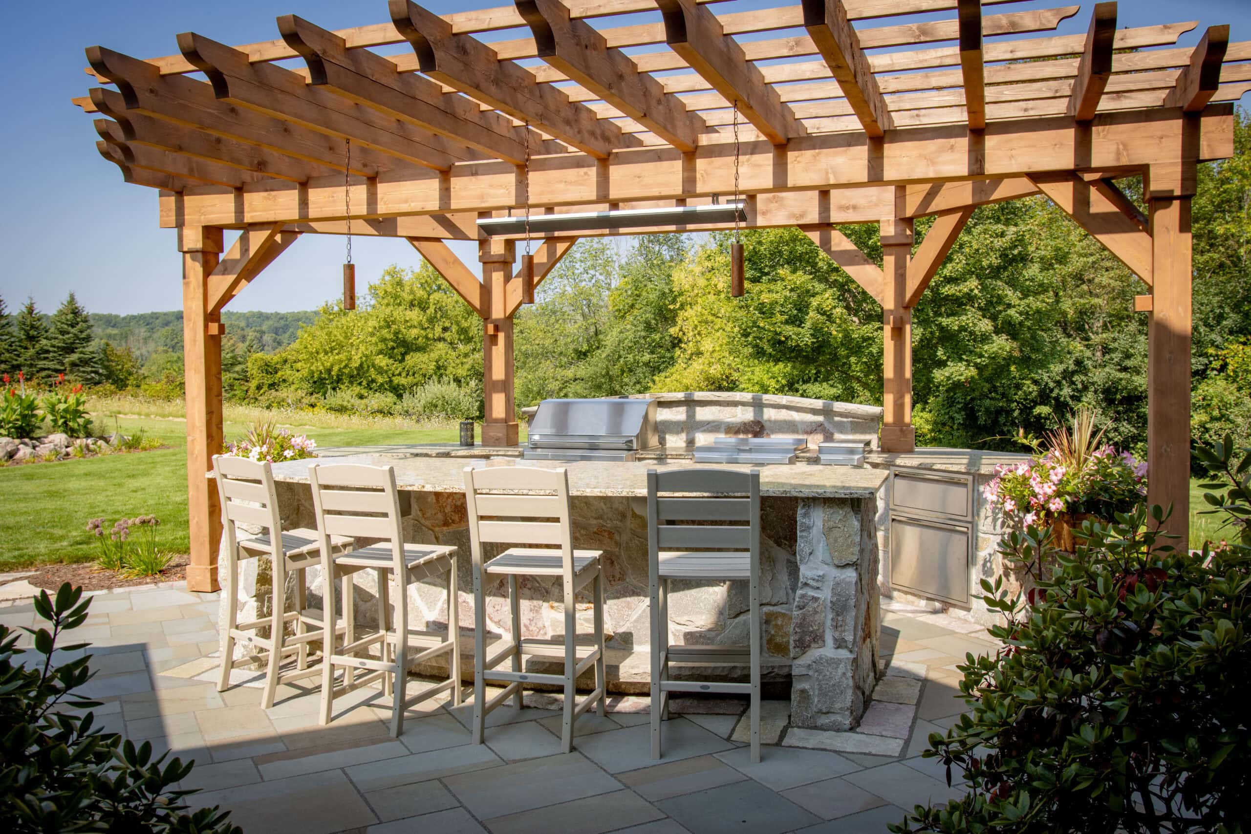 patio and furniture