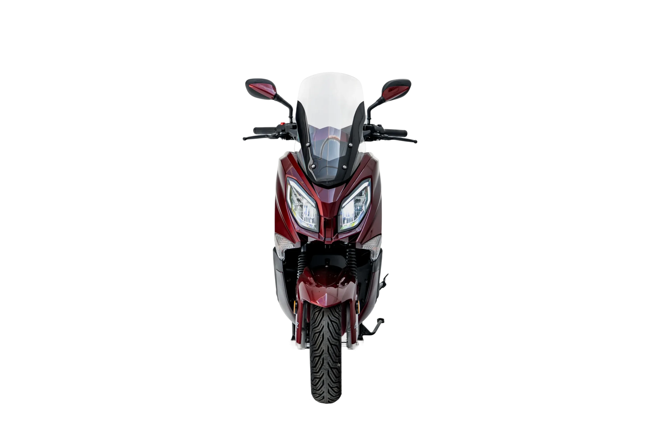 Modelo de moto de frente