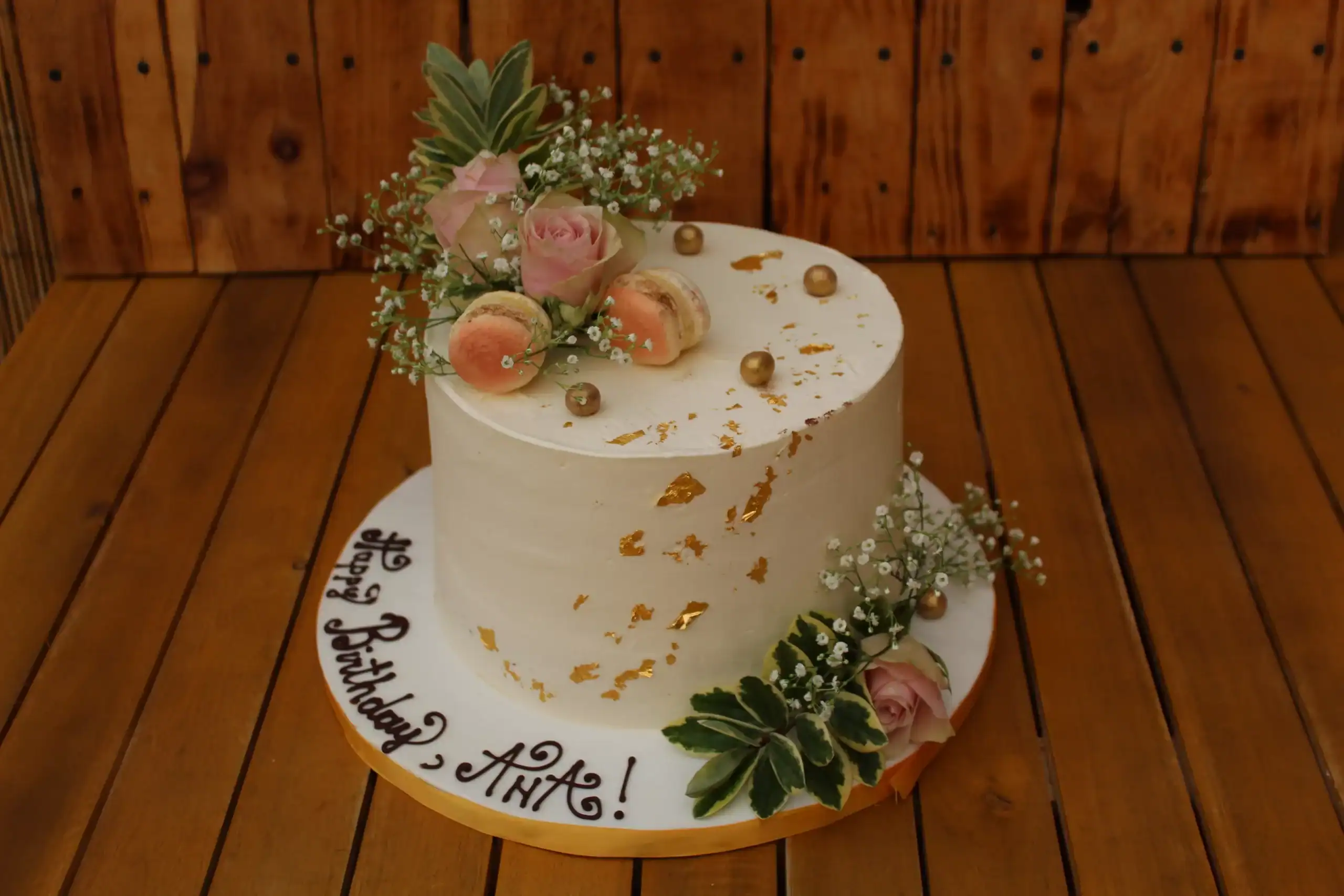 Birthday Bespoke Cake at Prestige Patisserie in London.