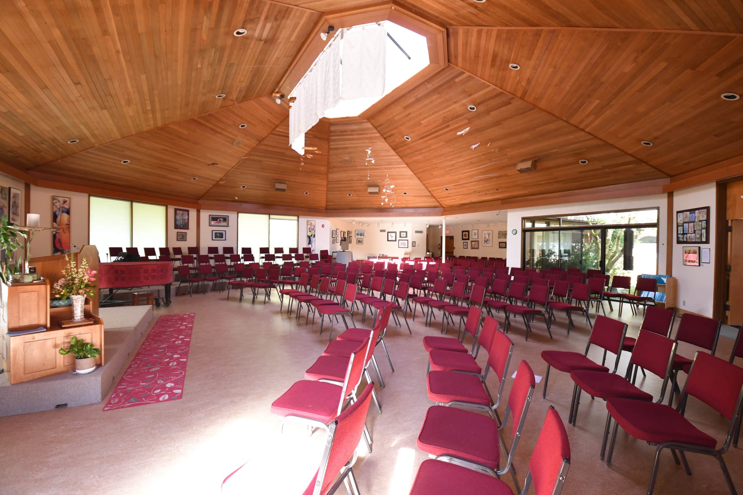 Help put the chairs back!